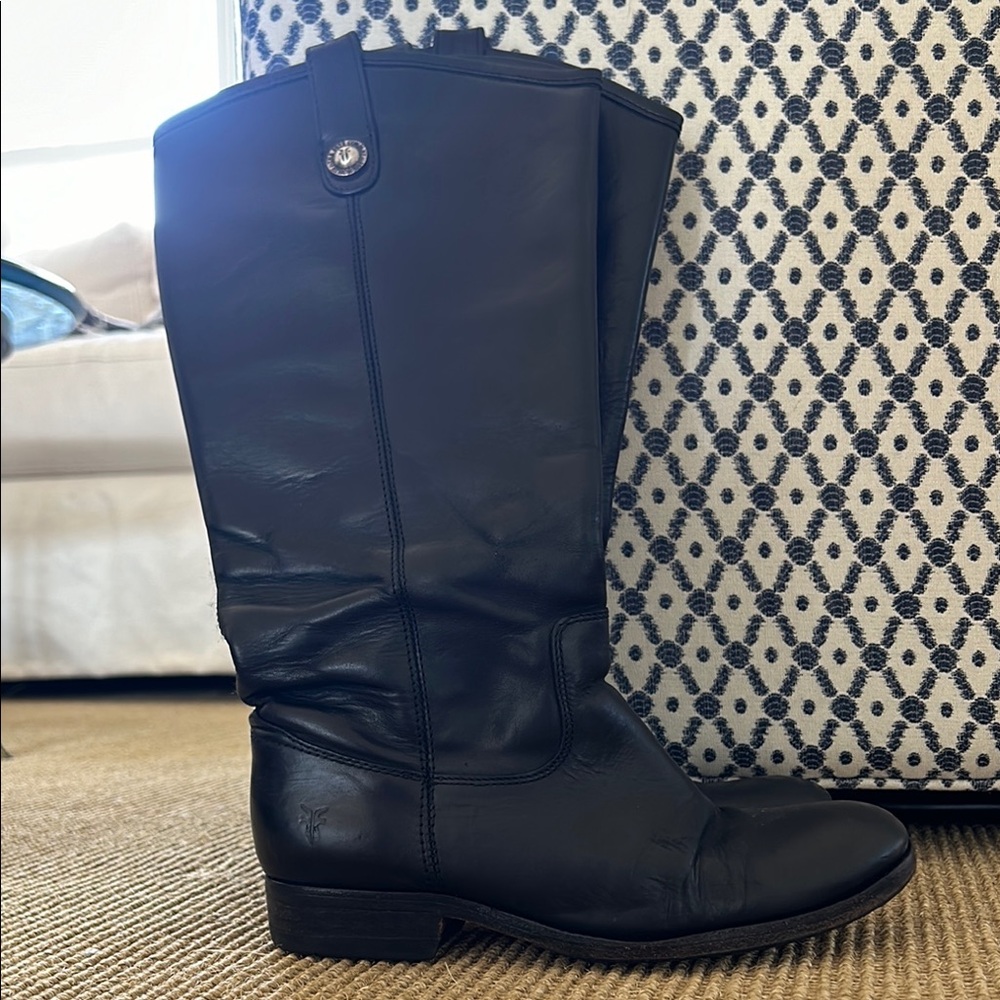 Frye Melissa Button Tall Boots Wide Calf